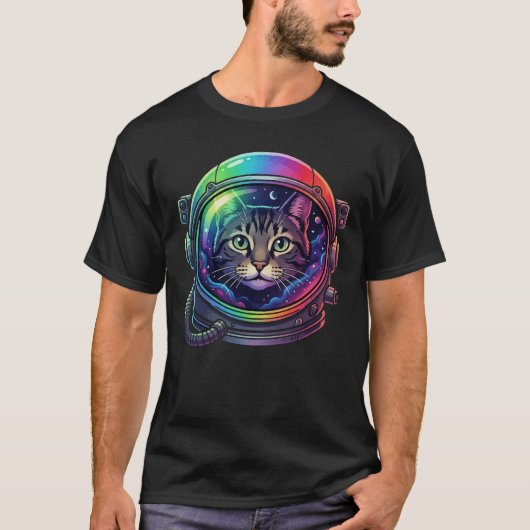 Space cat t-shirt (Voorkant)