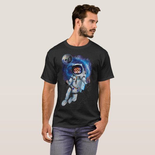 Space cat TSHIRT (Voorkant volledig)