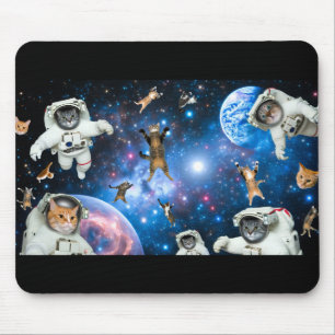 Space Cats Stars Planets Astronauts Muismat