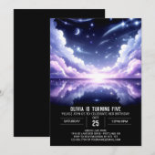 Space Celestial Digitale Verjaardag Kaart (Voorkant / Achterkant)