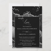 ** Space Celestial Galaxy Cosmos Nebula bruiloft Kaart (Achterkant)