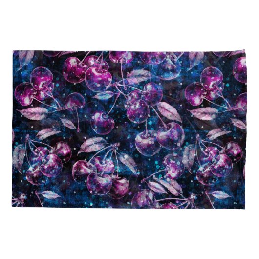 Space Cherry Pillow Shams hoesjes Kussensloop (Achterkant-Links)