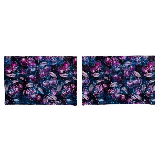 Space Cherry Pillow Shams hoesjes Kussensloop (Voorkant-Set)