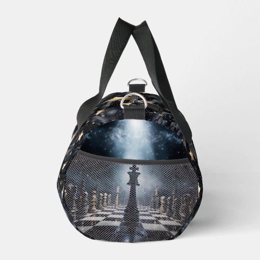 Space Chess Master Kleine Duffel Tas (Rechts)