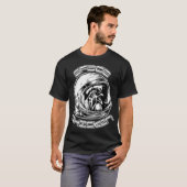 Space Chicken  astronauthelm T-shirt (Voorkant volledig)