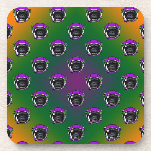 Space Chimp Bier Onderzetter (Voorkant)