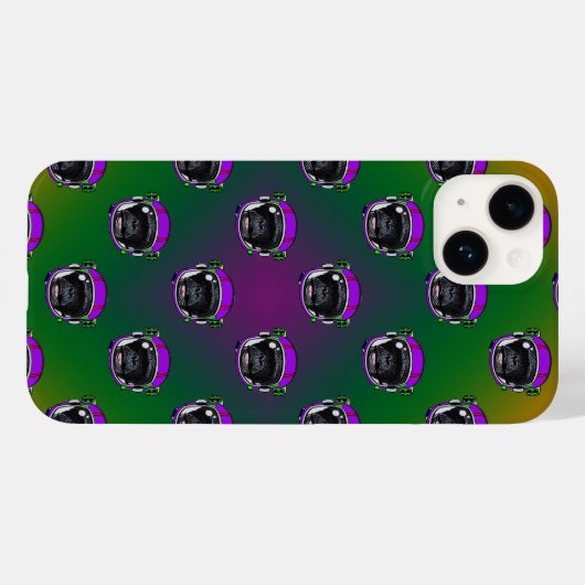 Space Chimp Case-Mate iPhone Case (Achterkant (horizontaal))