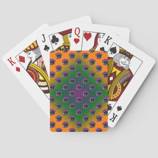 Space Chimp Pokerkaarten (Achterkant)
