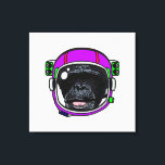 Space Chimp Pop Art Canvas Afdruk<br><div class="desc">Bobo is nooit naar de ruimte gegaan,  maar hier probeert hij iedereen voor de gek te houden en te denken dat hij dat deed. Je kunt hem helpen door dit mooie afbeelding op je muur te zetten.</div>