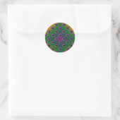 Space Chimp Ronde Sticker (Tas)