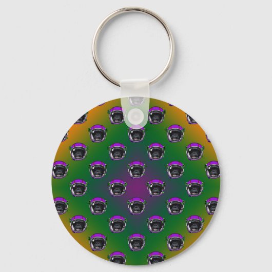 Space Chimp Sleutelhanger (Voorkant)