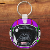 Space Chimp Sleutelhanger (Voorkant)