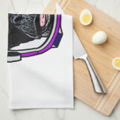 Space Chimp Theedoek (Quarter Fold)