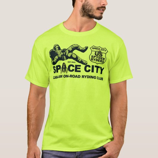 Space City Hoofdstuk - Astronaut1 T-shirt (Voorkant)