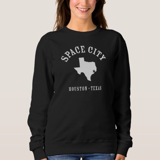 Space City Houston Texas Athletic Design W Texas S Trui (Voorkant)