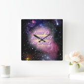 Space Clock Vierkante Klok (Huis)
