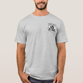 Space Coast Chapter - Ronde Zwarte T-shirt (Voorkant)