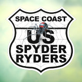 Space Coast Chapter - Sticker Hoofdstuk Logo (Vel 3)