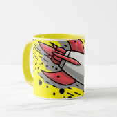 Space Coffee mok (Voorkant links)