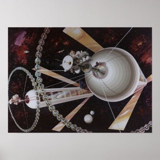 Space Colony Poster (Voorkant)