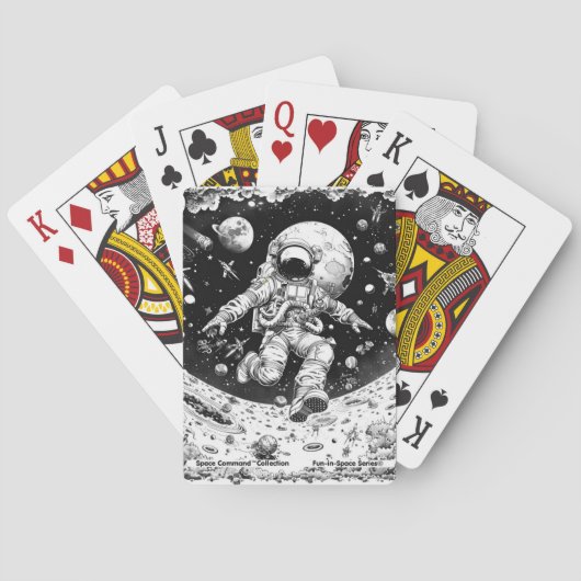 Space Command™-Collectie – Fun-in-Space-reeks Pokerkaarten (Achterkant)