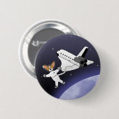 Space Corgis Button (Voorkant /achterkant)
