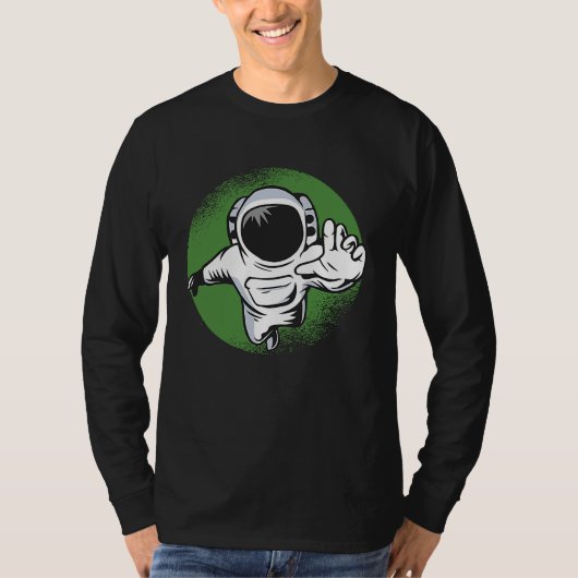 space Cosmonaut astronaut spaceman science T-shirt (Voorkant)