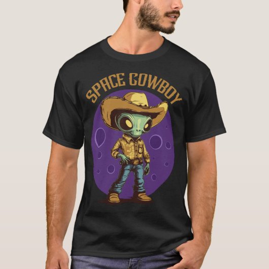 Space Cowboy - Buitenaards T-shirt (Voorkant)