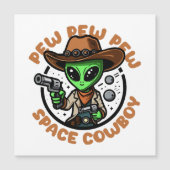 Space Cowboy Funny Alien (Voorkant)