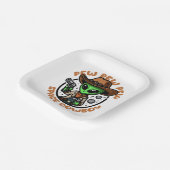 Space Cowboy Funny Alien Papieren Bordje (Gebogen)