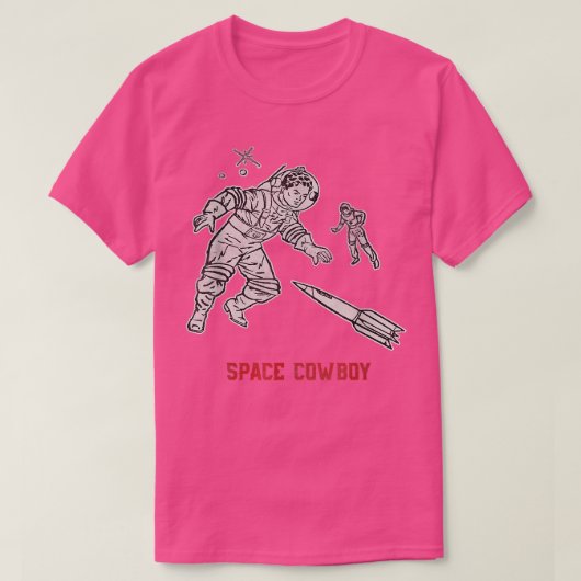 Space Cowboy Funny Astronaut Gift Space Geek Nerd T-shirt (Design voorkant)