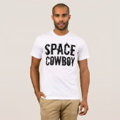 SPACE COWBOY, grappig  Mannen T-shirt (Voorkant volledig)