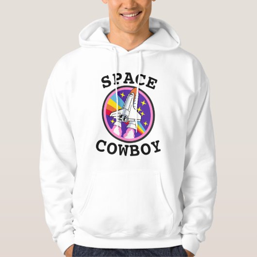 SPACE COWBOY MANNEN  T-shirts Hoodie (Voorkant)