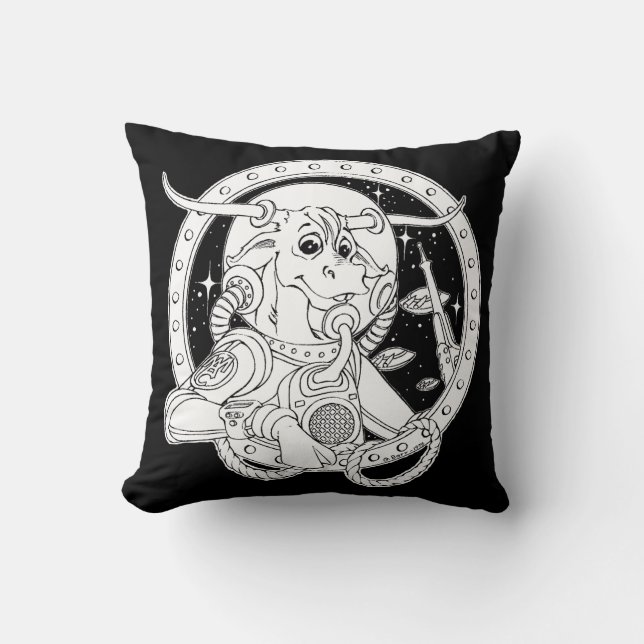 Space Cowboy Pillow Kussen (Voorkant)