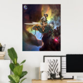 Space Cowboy Poster (Thuiskantoor)