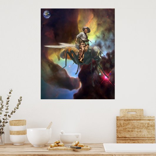 Space Cowboy Poster (Keuken)