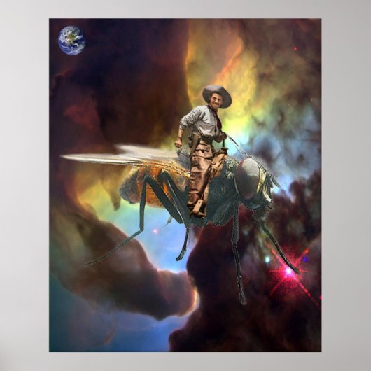 Space Cowboy Poster (Voorkant)