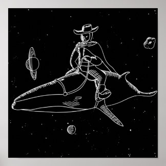 Space Cowboy Poster