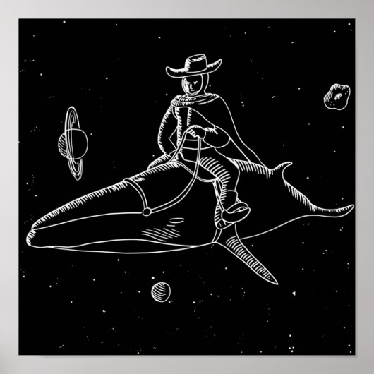 Space Cowboy Poster (Voorkant)
