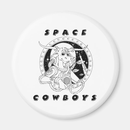 Space Cowboys Magnet (Voorkant)