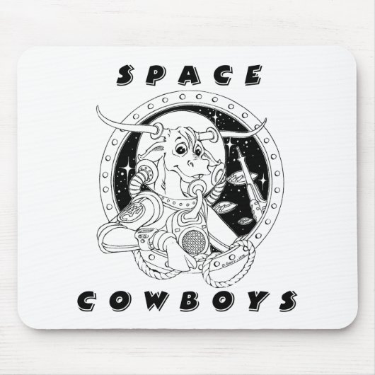 Space Cowboys Mousepad Muismat (Voorkant)