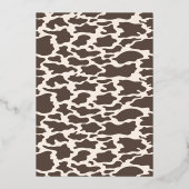 Space Cowgirl Bachelorette Party Folie Uitnodiging (Achterkant)