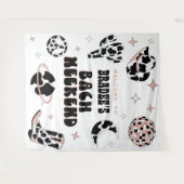 Space Cowgirl Bachelorette Wandkleed (Voorkant (horizontaal))