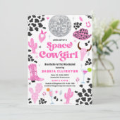 Space Cowgirl Bachelorette Weekend Itinerary Kaart (Staand voorkant)