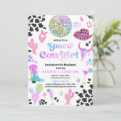 Space Cowgirl Bachelorette Weekend Itinerary Kaart (Staand voorkant)