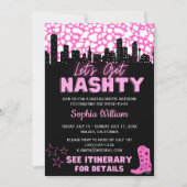 Space Cowgirl Desert Laten we Nashty Bach halen Kaart (Voorkant)