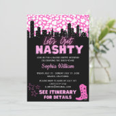 Space Cowgirl Desert Laten we Nashty Bach halen Kaart (Staand voorkant)