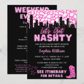 Space Cowgirl Desert Laten we Nashty Bach halen Kaart (Voorkant / Achterkant)