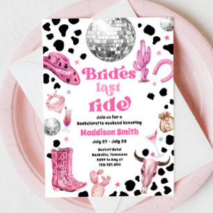 Space Cowgirl Disco Rodeo Bachelorette Weekend Kaart