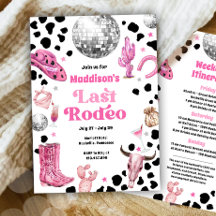 Space Cowgirl Laatste Rodeo Bachelorette Weekend